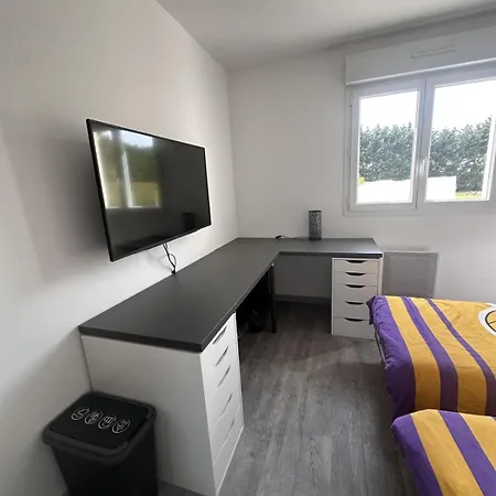 بيت للعطل Maison Avec Piscine Chauffee, Plages Du Debarquement Crouay